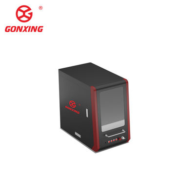 20w 30w Автофокусирующая вращающаяся волокна лазерная маркировочная машина для ювелирных изделий Закрытый шкаф Применимый материал Металл и неметалл