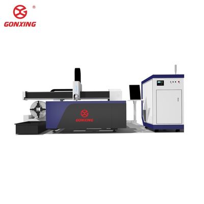 Нержавеющая стальная труба MAX/Raycus Fiber Laser Cutter Автофокусирующая лазерная резальная машина с электрическими компонентами Schneider