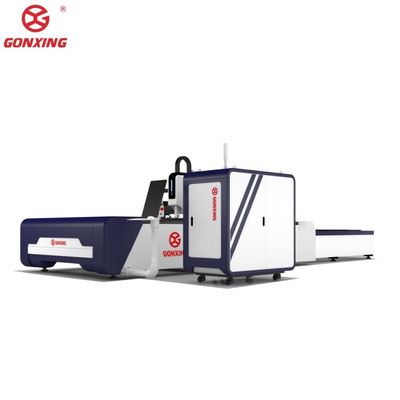2024 GX-S Модель Шаттл Платформа Тяжелая промышленная волоконная лазерная режущая машина Лист металла и труба с толщиной резки 20 мм