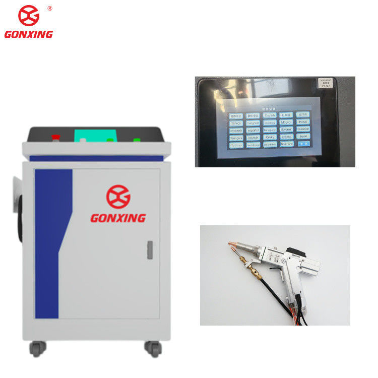 Домой 2000w 3000w Импульсная лазерная очистная машина для очистки ржавчины на металлических поверхностях с помощью системы управления Au3tech