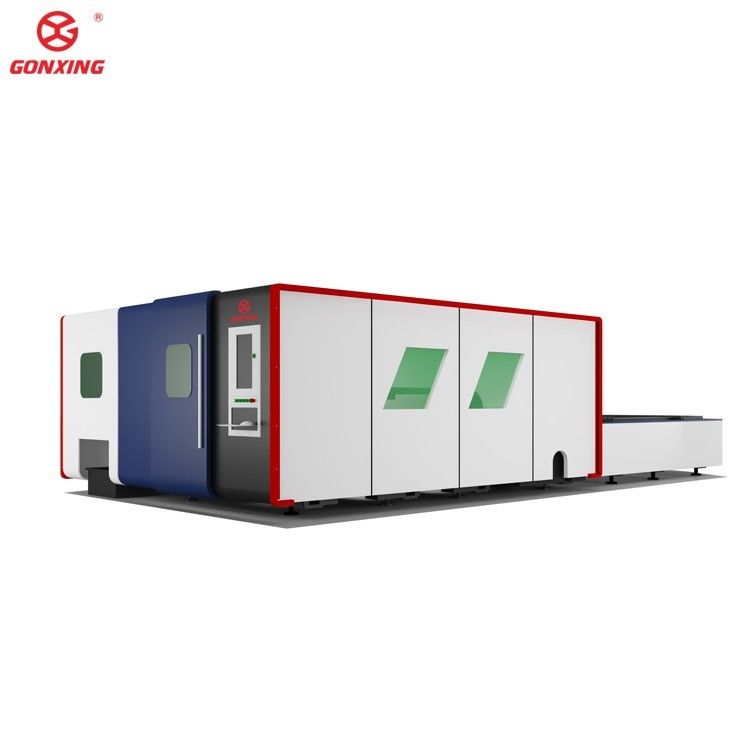 Промышленный двойной стол 3000w листов и труб металлической лазерной режущей машины с HIWIN направляющей рельсы