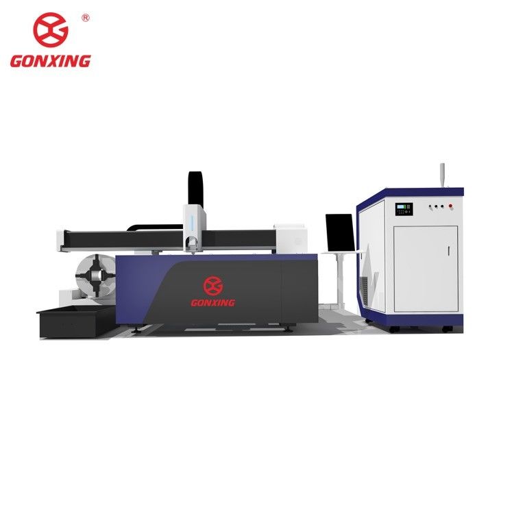 Нержавеющая стальная труба MAX/Raycus Fiber Laser Cutter Автофокусирующая лазерная резальная машина с электрическими компонентами Schneider